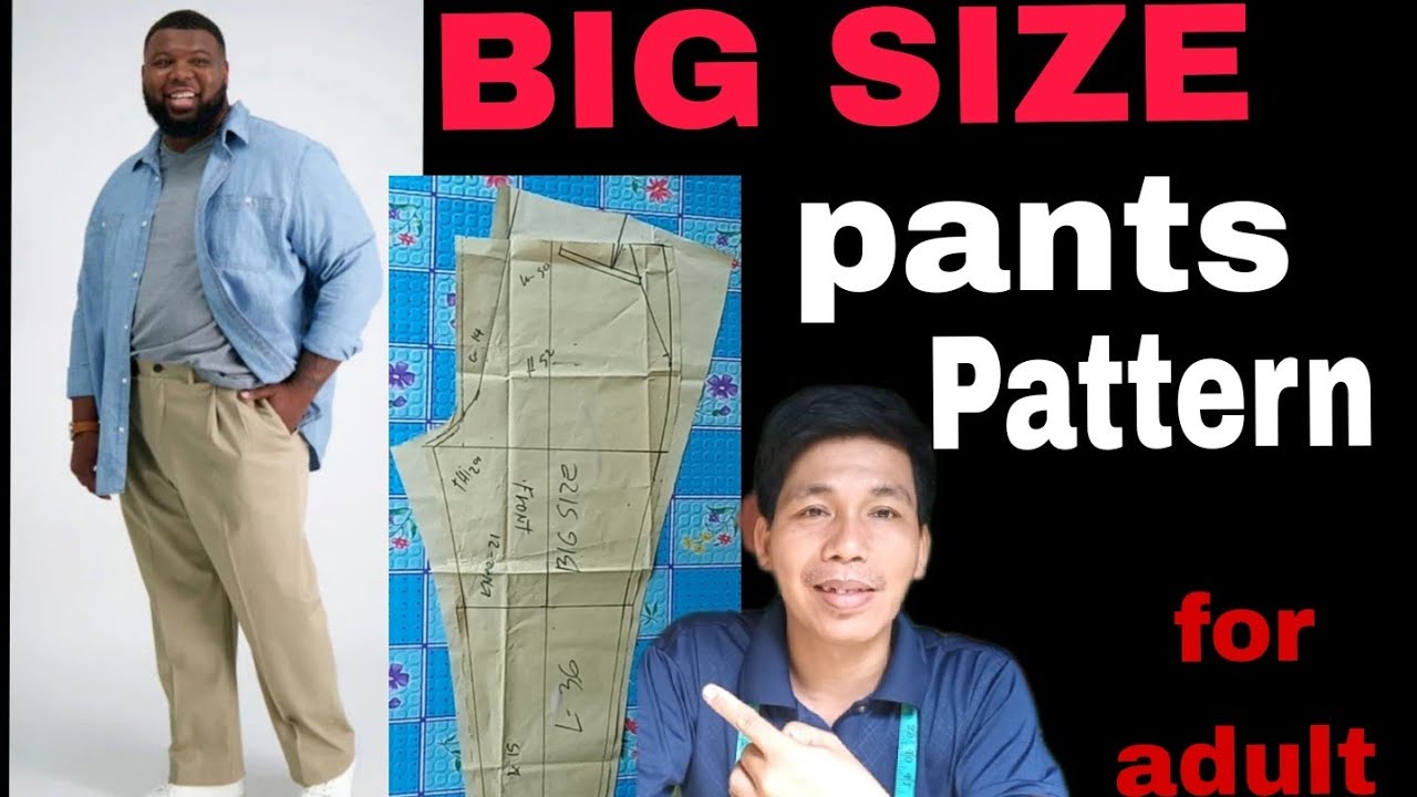 paano mag pattern ng pants/ big size