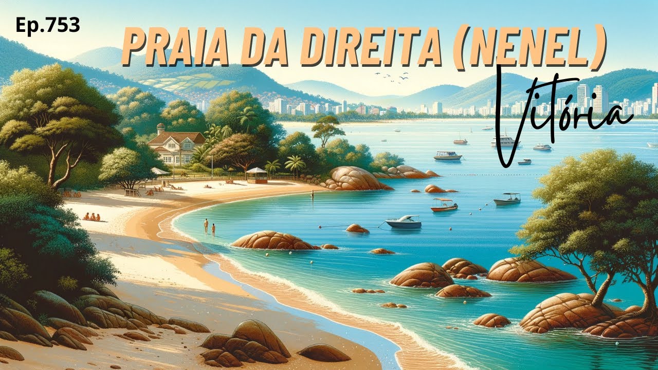 #753 - Praia da Direita  (Praia do Nenel) - Vit&oacute;ria (ES) - Expedi&ccedil;&atilde;o Brasil de Frente para o Mar