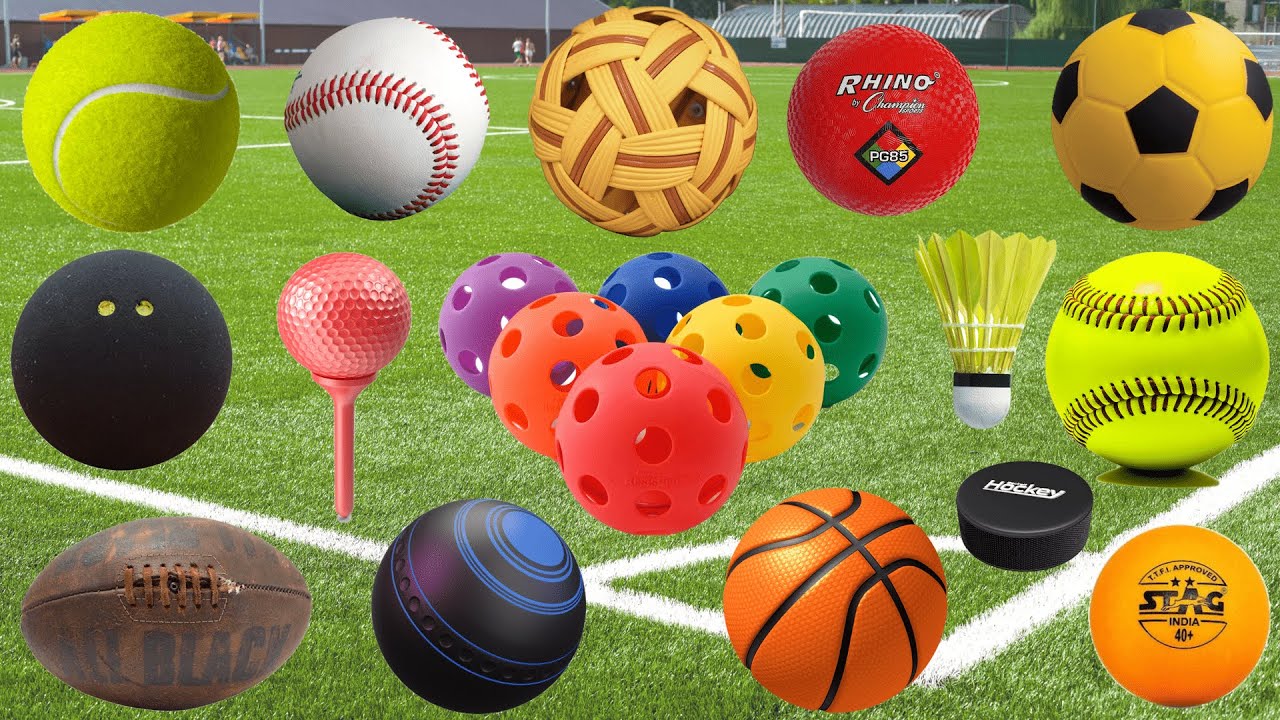 Balls for Kids | Types of Sports Ball| Sports Ball Vocabulary| Different Types Of Balls|