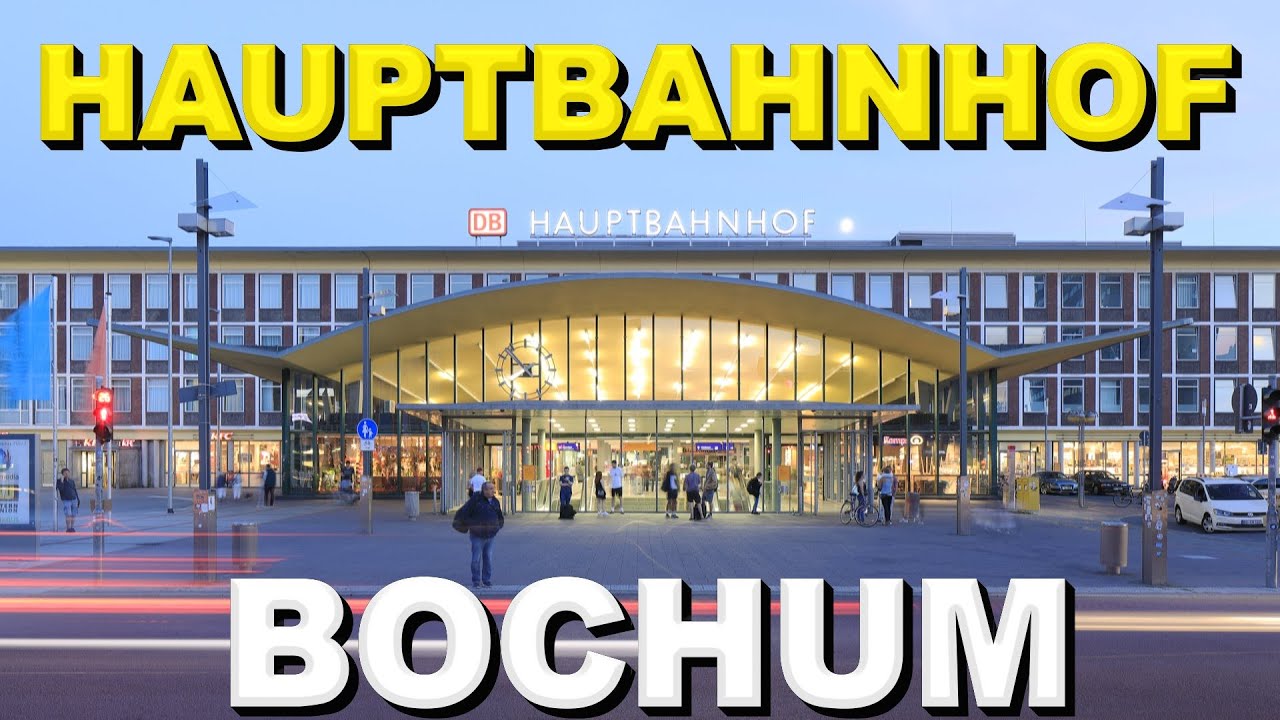 Bochum Hauptbahnhof 👍Germany Central Station💖 ( Fine Art Edition ) 4K 60 fps 🚅🚈👍😊