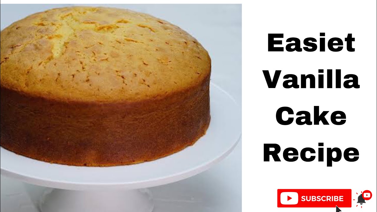 Vanilla Cake Recipe without Oven || Easy Recipe By The Bake Corner