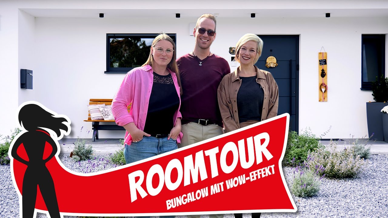 Bungalow Tour: Grundriss mit Wow-Effekt – so wohnt ihr clever & zukunftssicher | Hausbau Helden