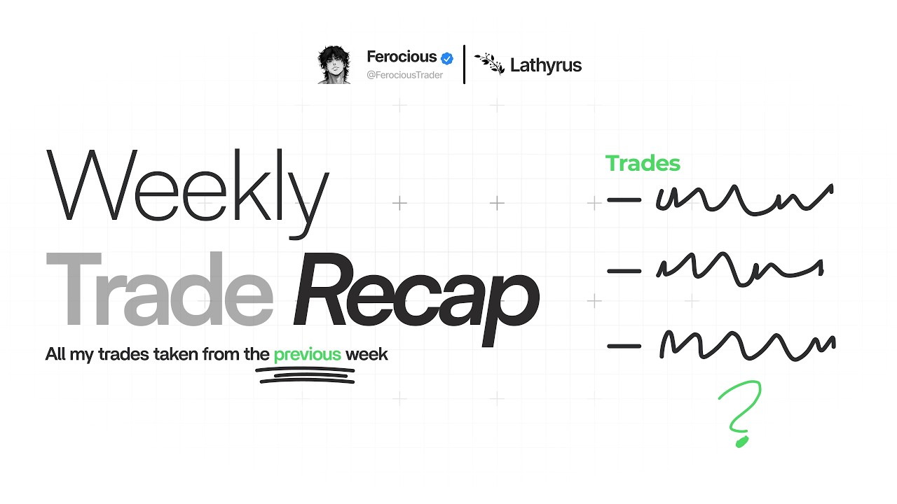 Weekly Trades Recap | Week 2 | 11-01-2026