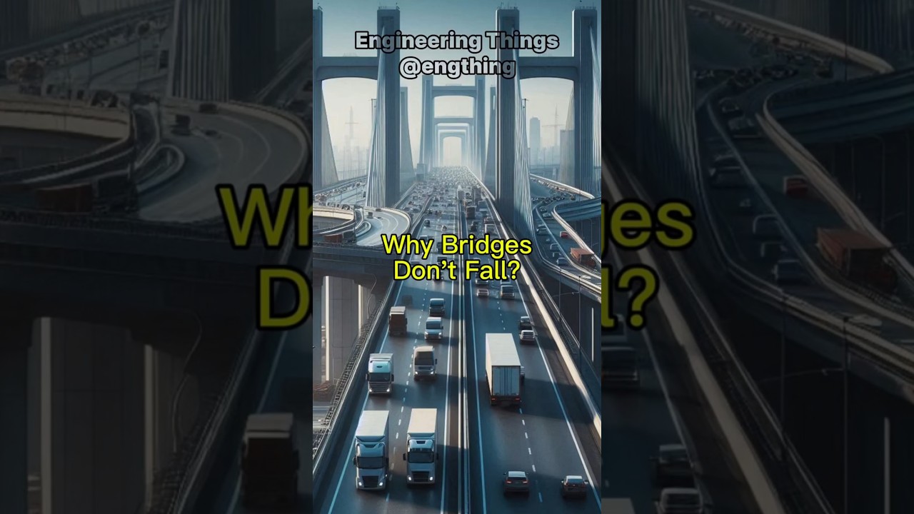 Why Bridges Don&rsquo;t Fall? | Amazing Engineering Explained #shorts #bridges #civilengineering
