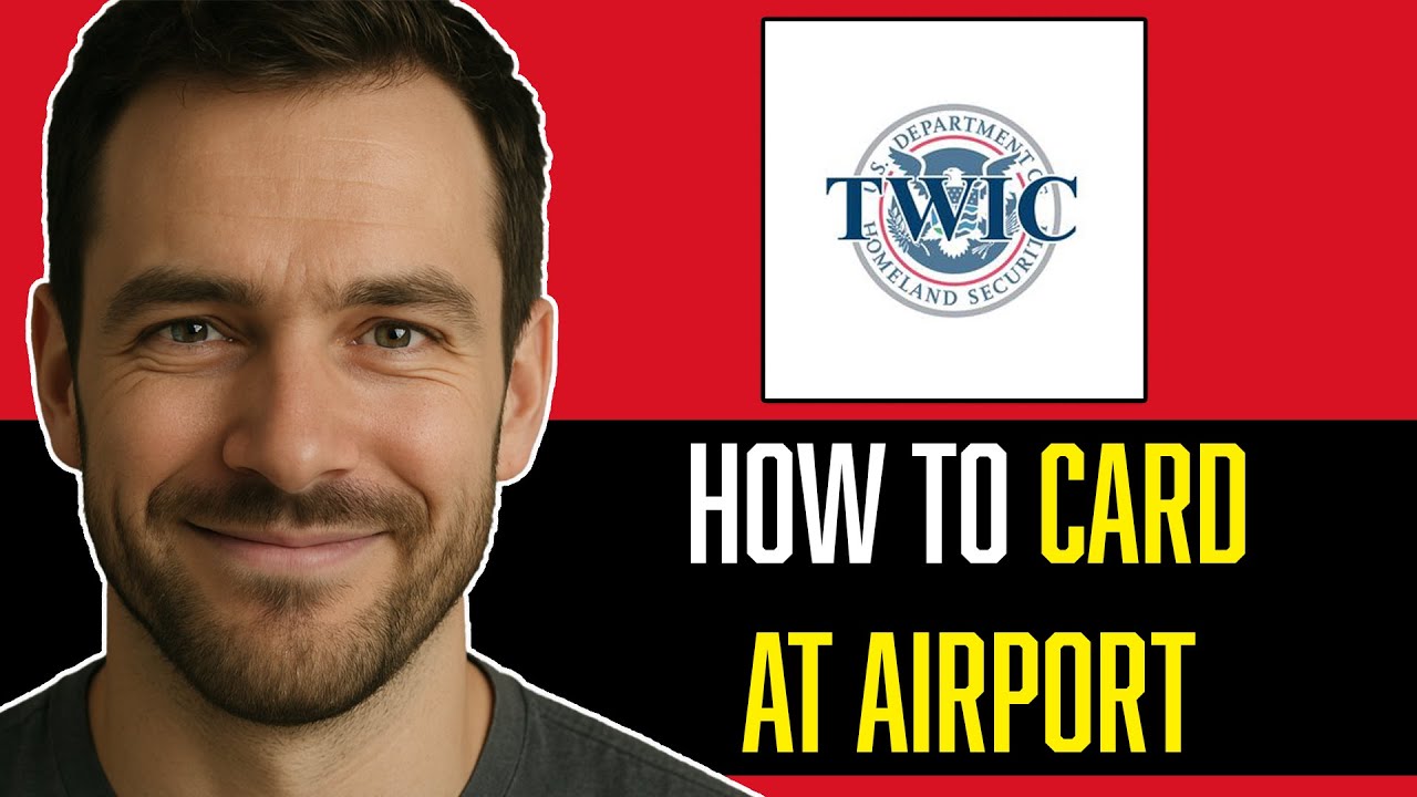 HOW TO USE TWIC CARD AT THE AIRPORT IN 2025 | QUICK TUTORIAL
