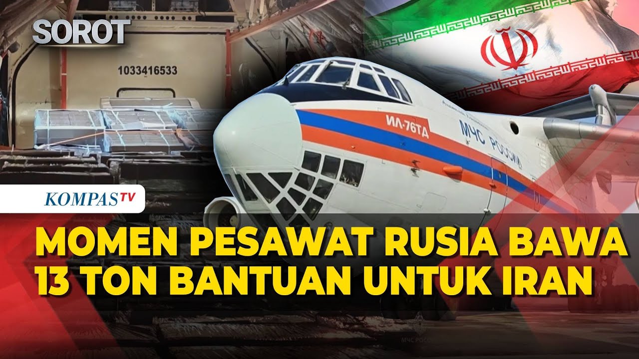 Российский самолет доставил в Иран 13 тонн гуманитарной помощи через Азербайджан.