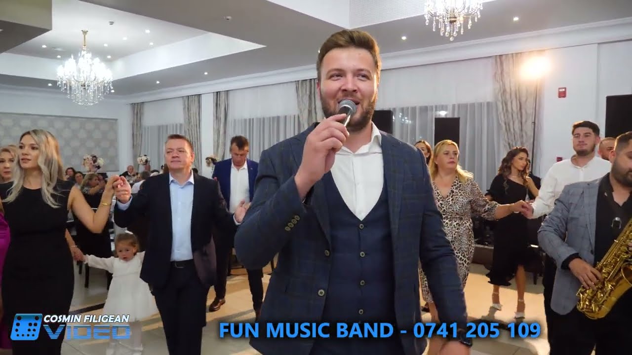 MUZICA POPULARA VIOARA ACORDEON SAXOFON CU FUN MUSIC BAND - SARBA NUNTA COLAJ LIVE