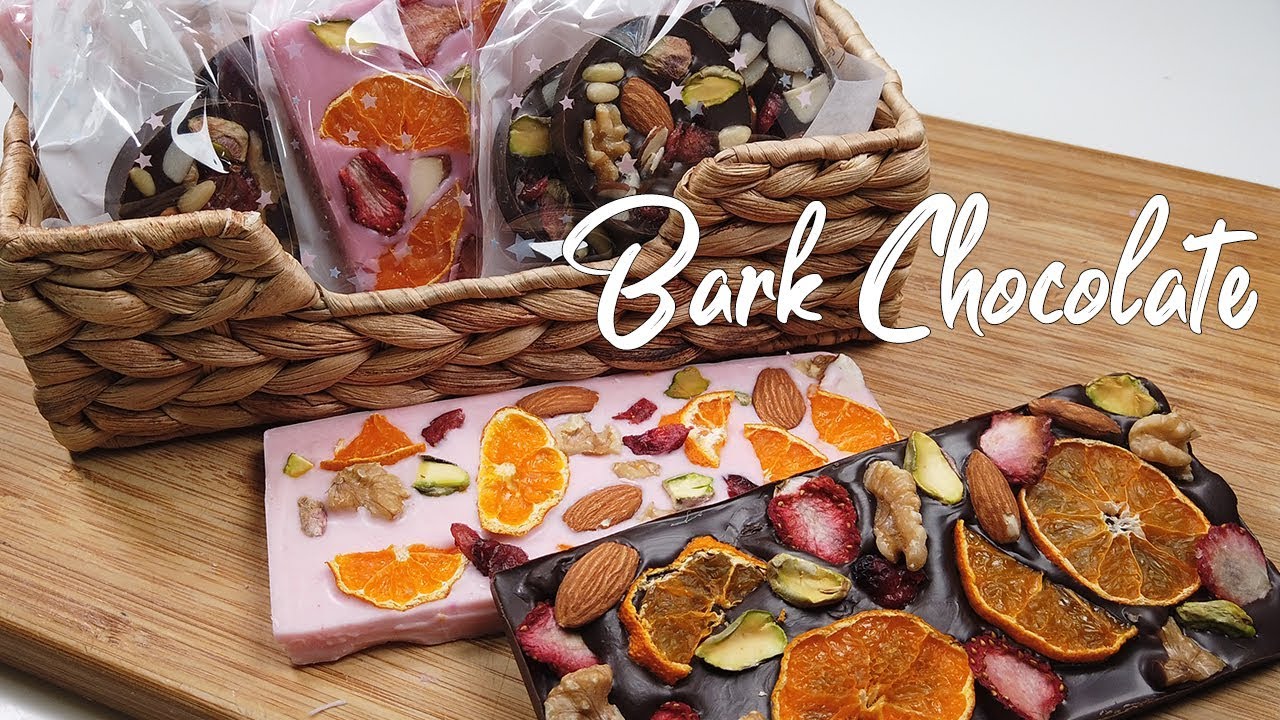 발렌타인데이 과일견과류 바크초콜릿 Valentine's Day fruit nuts Bark Chocolate | Sweet Cook 달콤한쿡