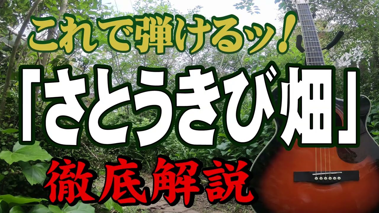 『さとうきび畑』ギター弾き語り#弾き方#アコギ#初心者＃入門#JPOP#老後の趣味#定年#昭和レトロ#レトロカルチャー#おすすめ#暇つぶし#認知症予防#