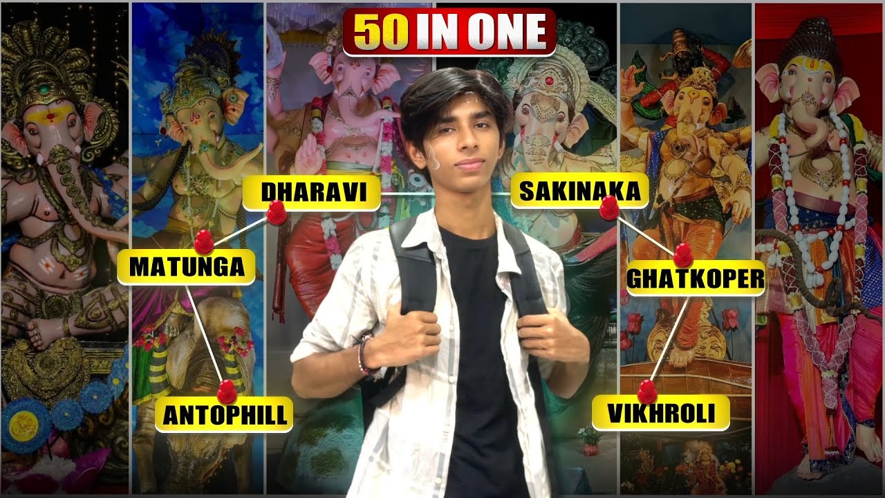 50 Ganpati Darshan Challenge 😧 | Completed ?