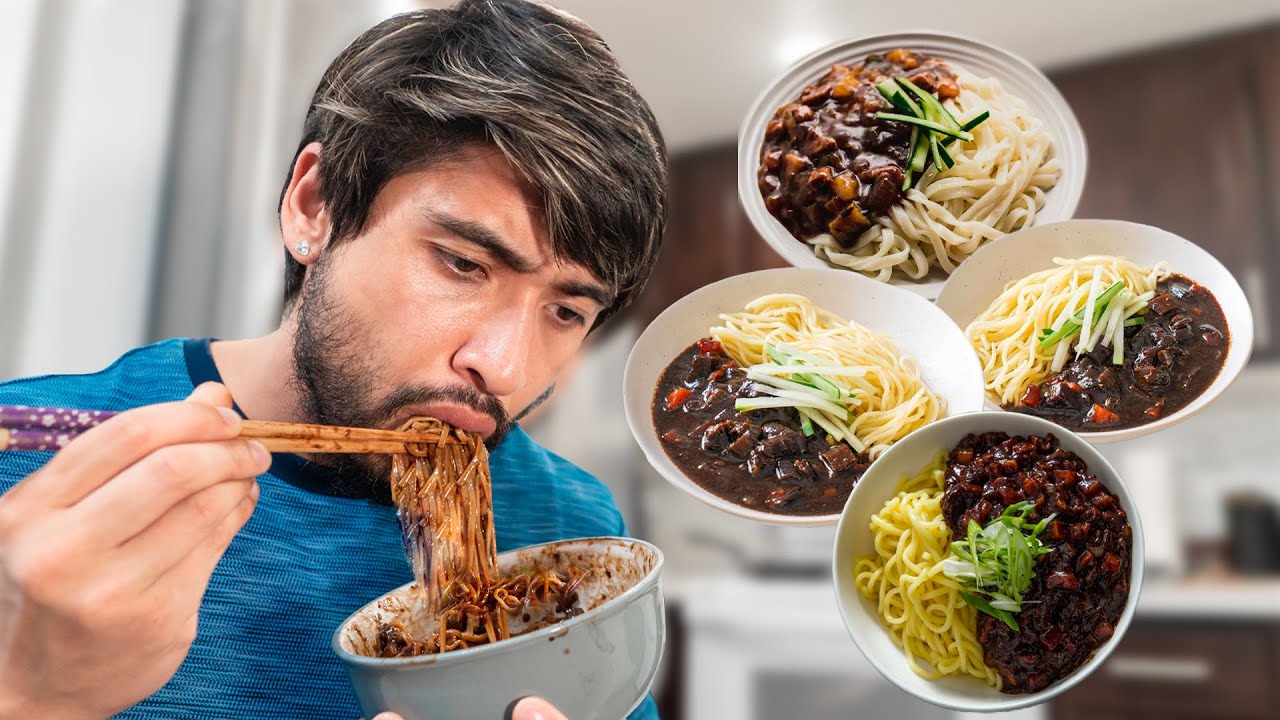 Only Eating Jjajangmyeon for 24 Hours