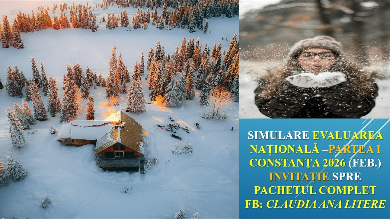 CT FEB 2026 EVALUAREA NAȚIONALĂ, SIMULARE partea 1