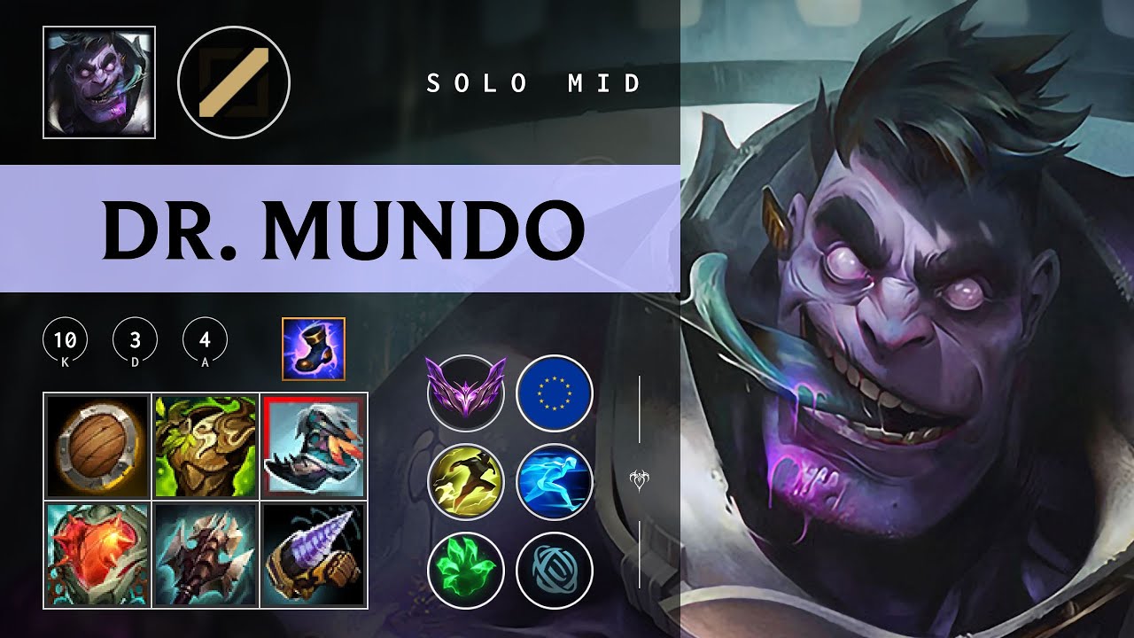 Dr. Mundo Mid vs Orianna - EUW Master Patch 26.02