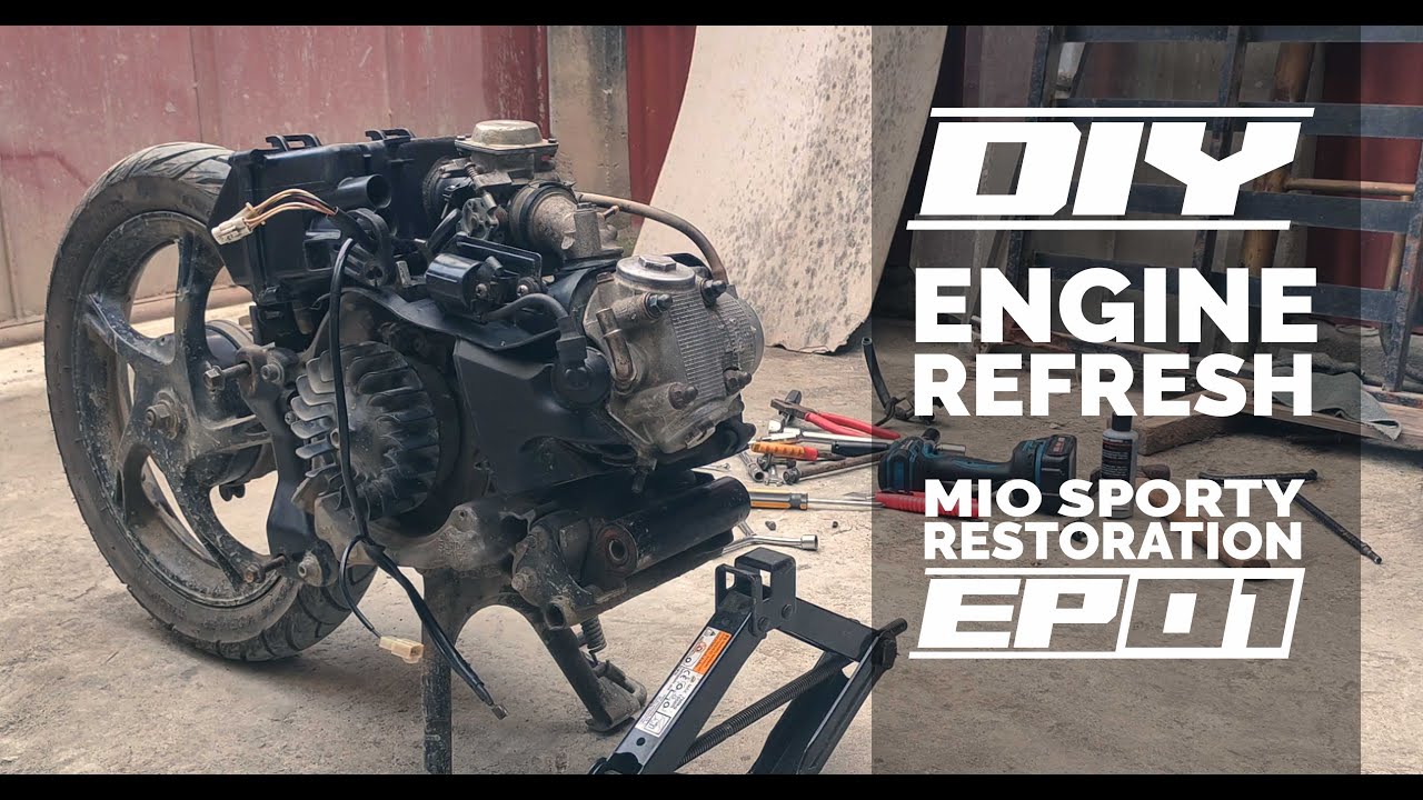 DIY Engine Refresh - Mio Sporty - Top Overhaul - Restoration EP01