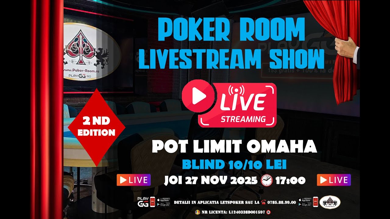 &clubs; Poker Room LiveStream Show 🎥 