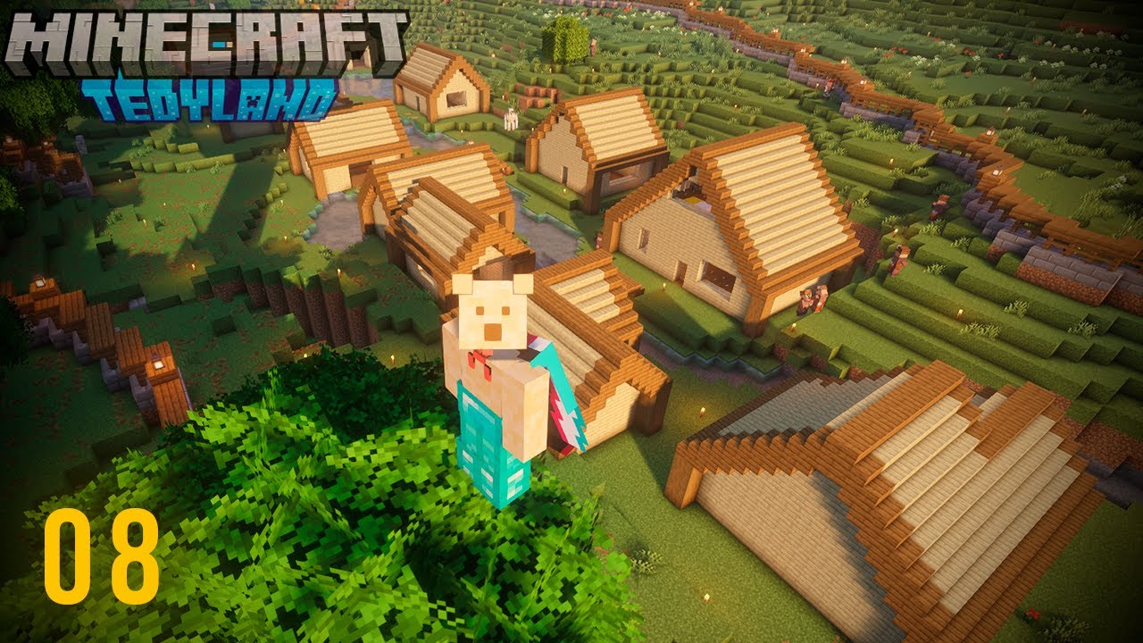 Construí una Aldea acogedora en Minecraft | 08