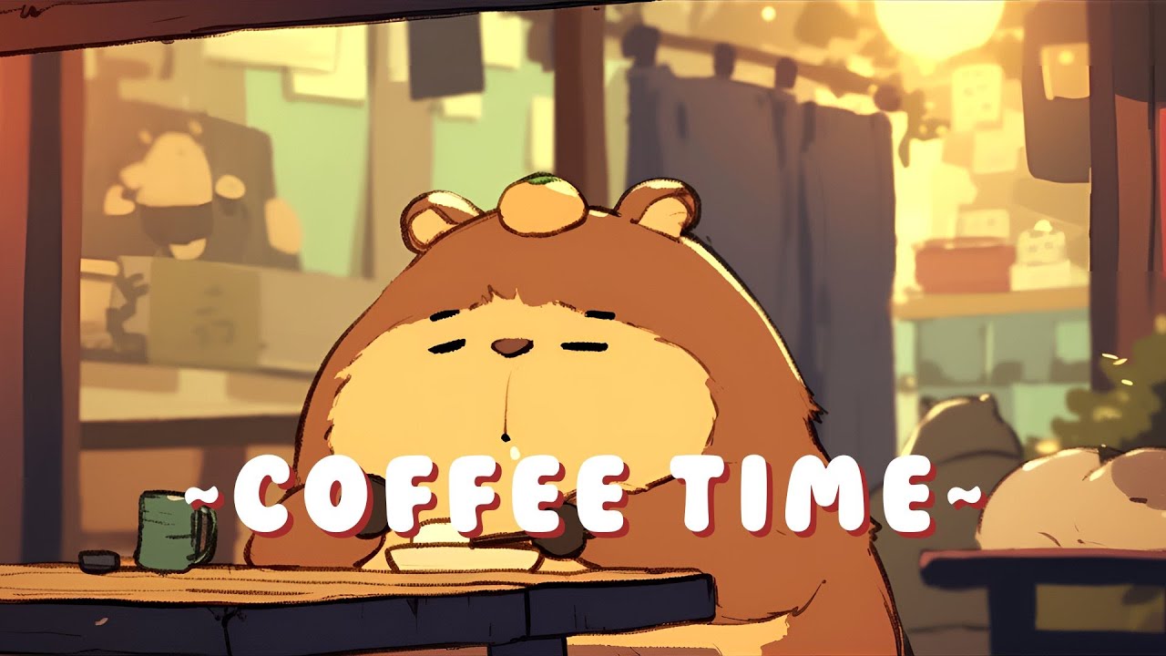 Capybara Lofi Collection - Relaxing Music for Work/Study ~ Calm Energy ~ 🦫 🎧 ✨