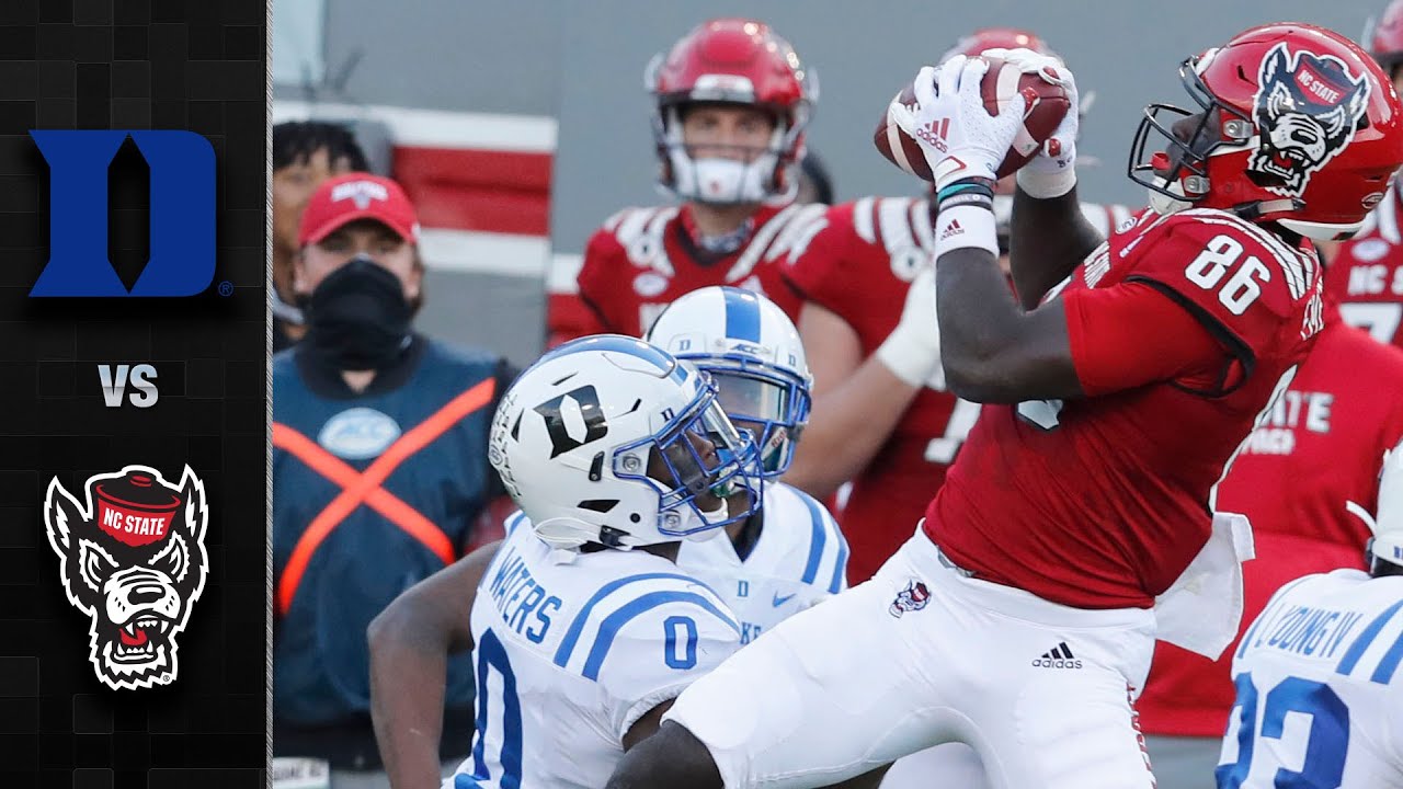 NC State vs. Duke Football Highlights (2020)
