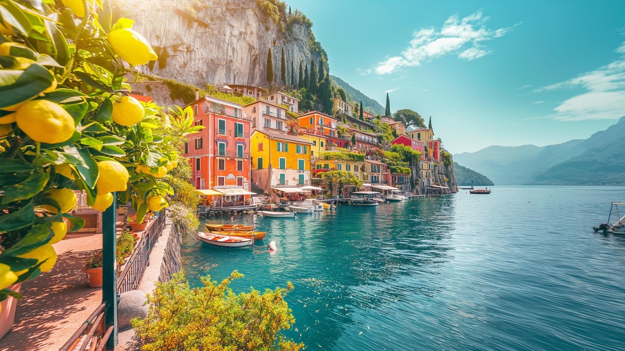 Limone Sul Garda 🇮🇹 - Most Beautiful Town on Lake Garda | Relaxing 4K Walking Tour