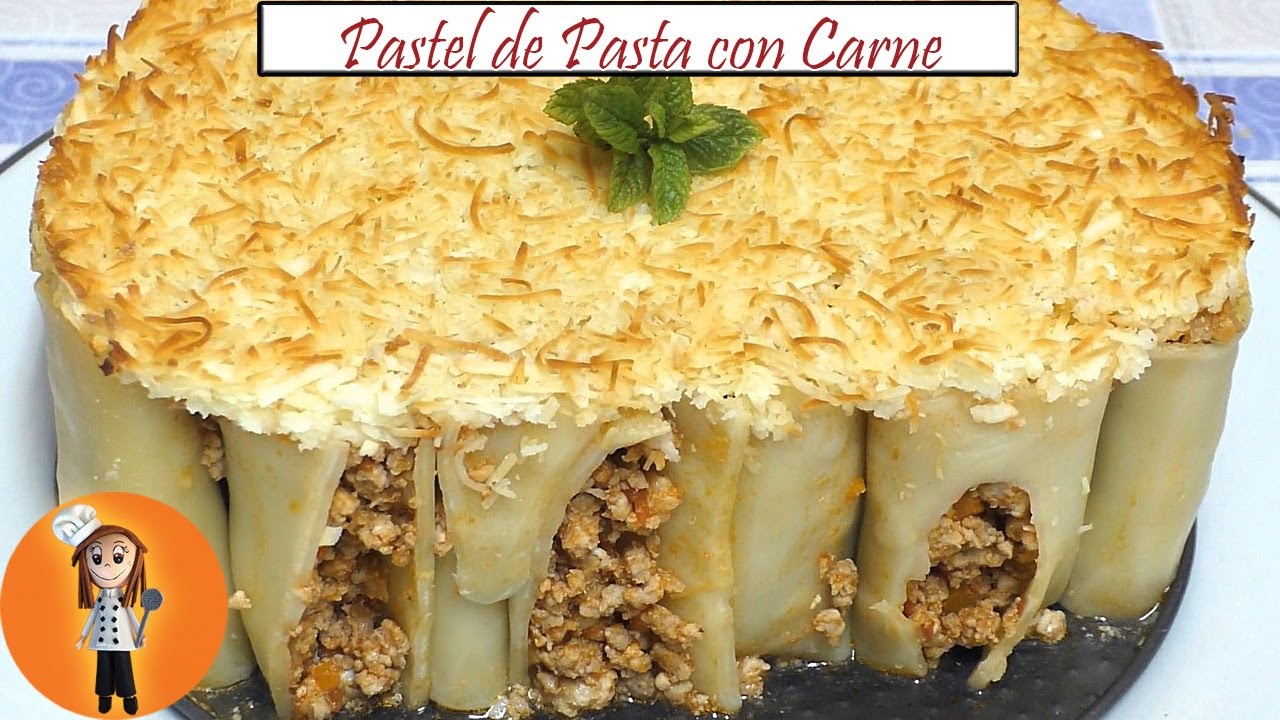 Pastel de Pasta con Carne | Receta de Cocina en Familia