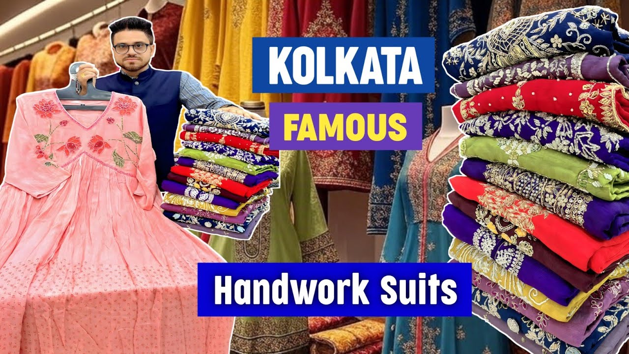 Hand Embroidered & Handwork Kurti , Suits & Co-ord Set Manufacturer in Kolkata - Yogyata Creation