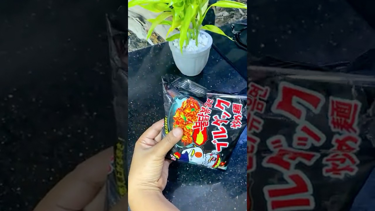 Spicy Buldak Ramen in 1 Minute! 🍜 🔥 #shorts