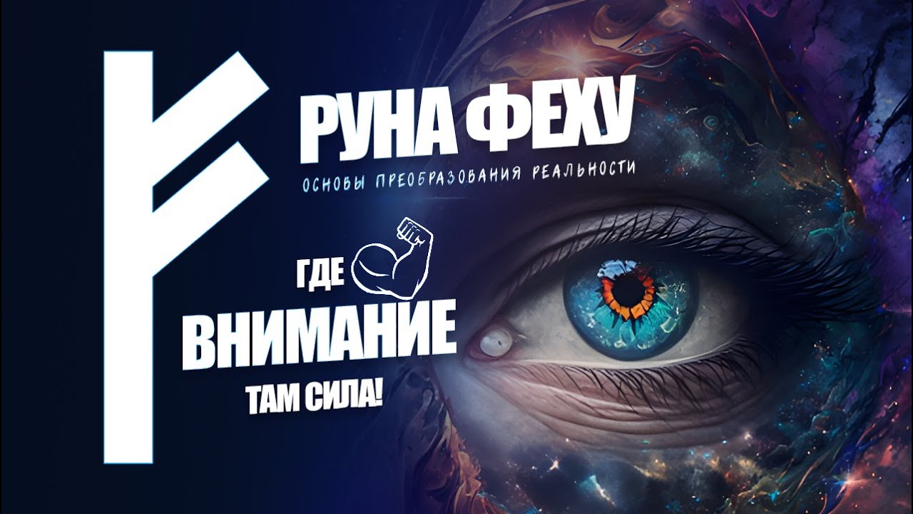 Руна ФЕХУ - Тема ВНИМАНИЕ - Основы преобразования реальности
