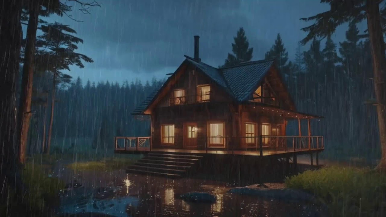 Super Heavy Rain To Sleep Immediately - Rain Sounds for Deep Calm