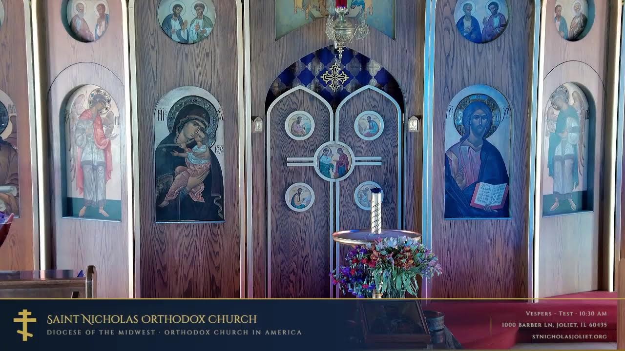 St. Nicholas Orthodox Church Joliet - Live