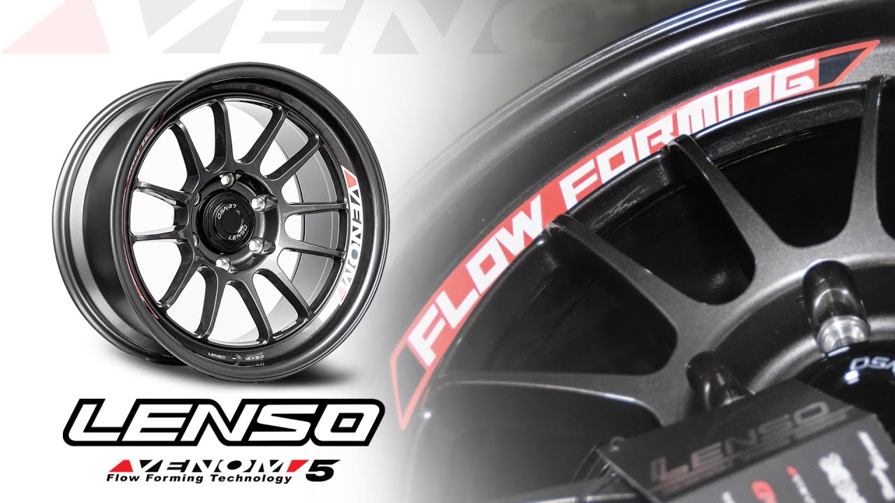 Detail pada Velg Mobil Original Lenso Venom 5 “Made in Thailand” !!