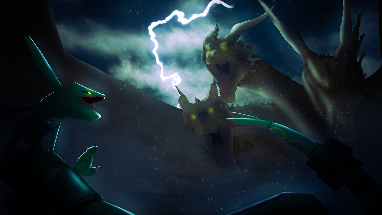 Rayquaza vs King Ghidorah | Pokémon vs The Monsterverse