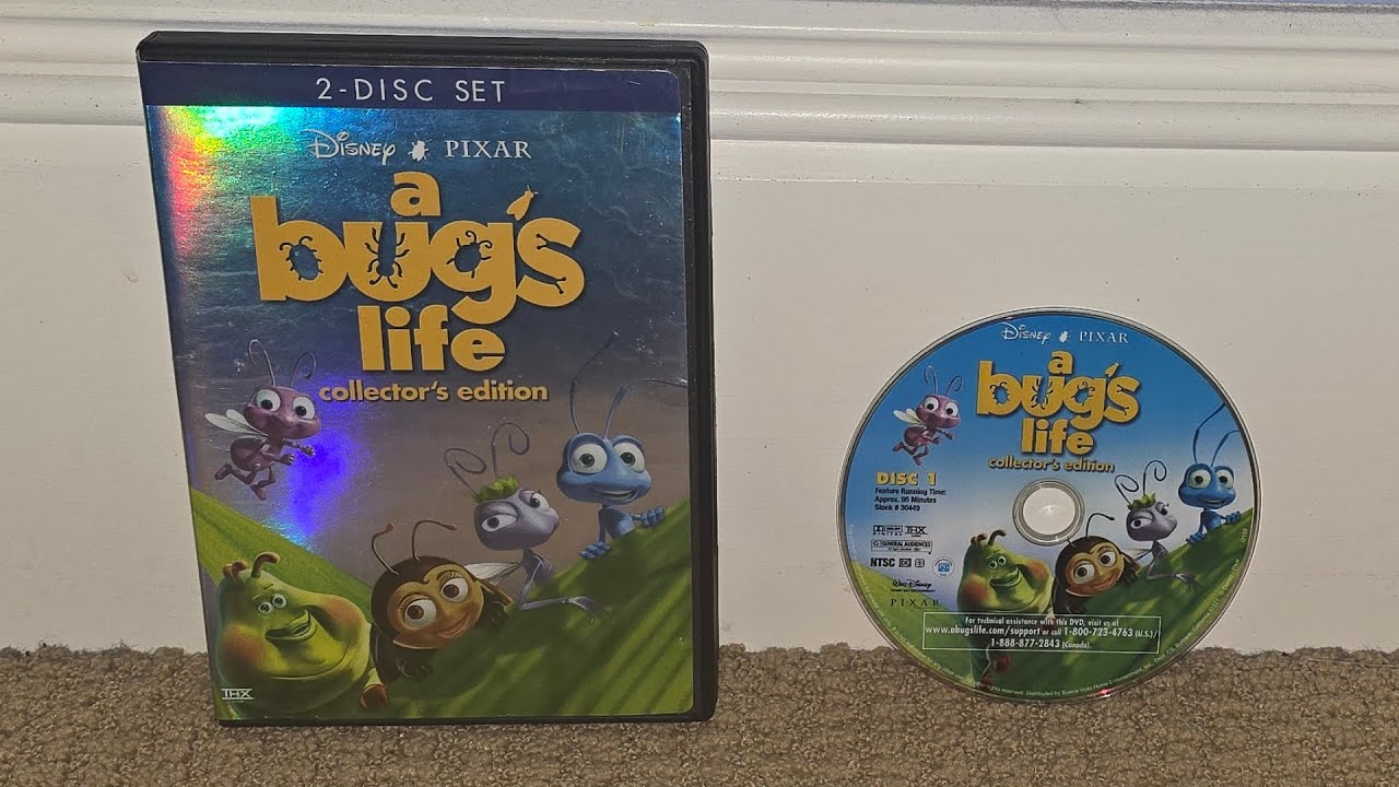 A Bug's Life USA DVD Walkthrough 4:3 Full Screen (2003)