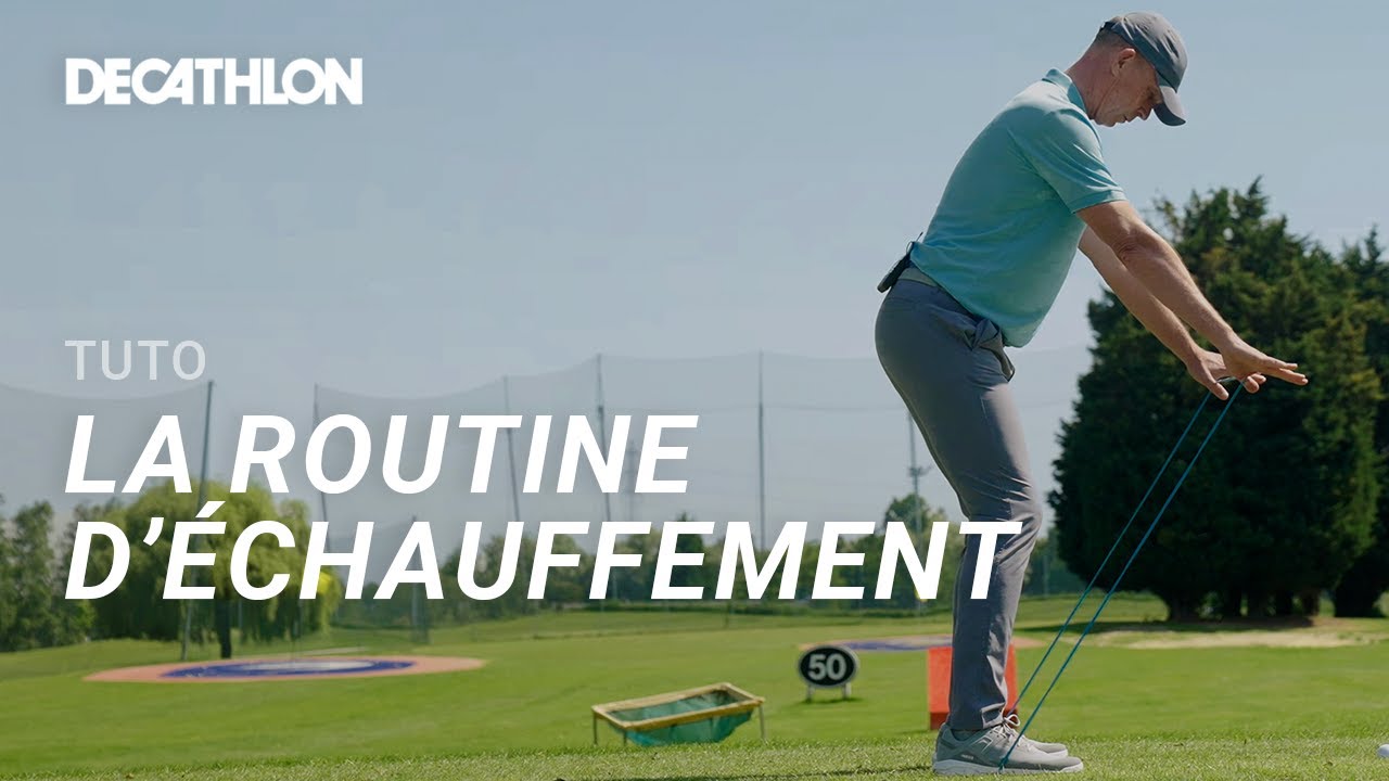 TUTO GOLF - Comment s'échauffer avant de taper des balles ? (Physique / Confirmé) 🏌🏻‍♂️ I Decathlon