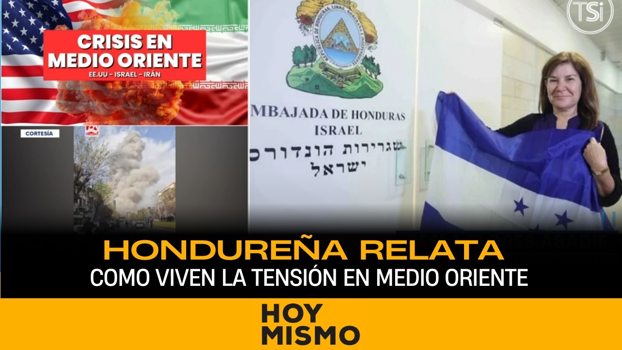 Hondureña relata como viven la tensión en Medio Oriente tras los recientes ataques