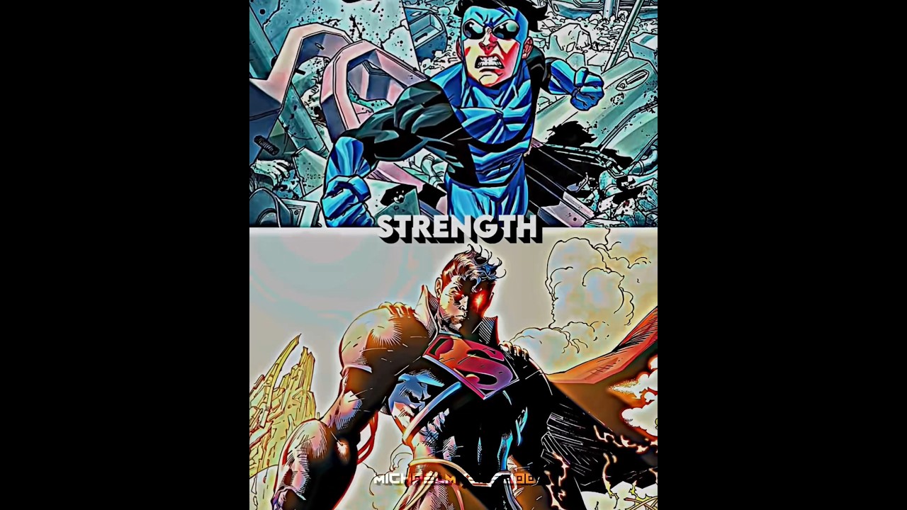 Invincible vs Superboy-Prime #edit #shorts #dccomics #dc #vs #viral #1v1 #superman #invincible #show