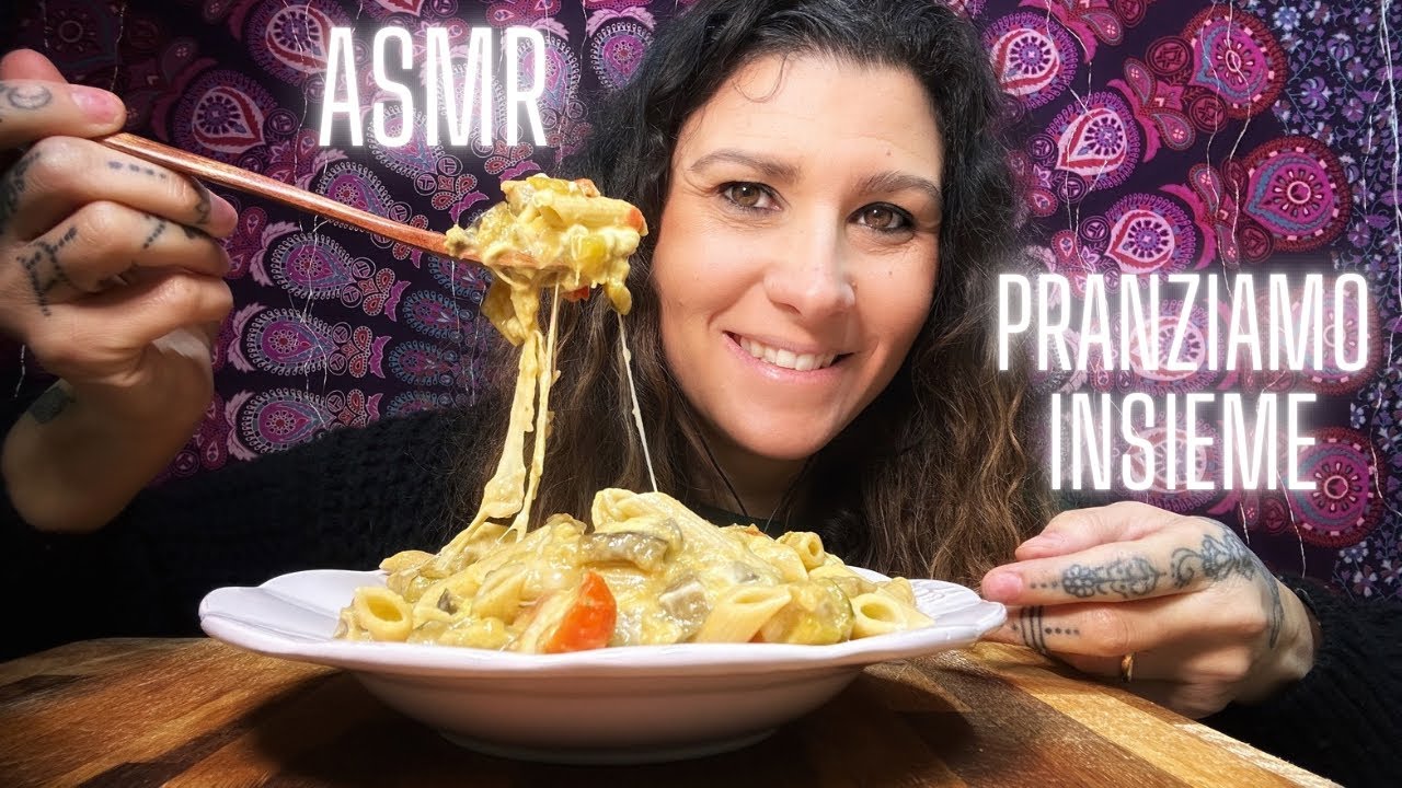 Asmr Ita // Pranziamo insieme