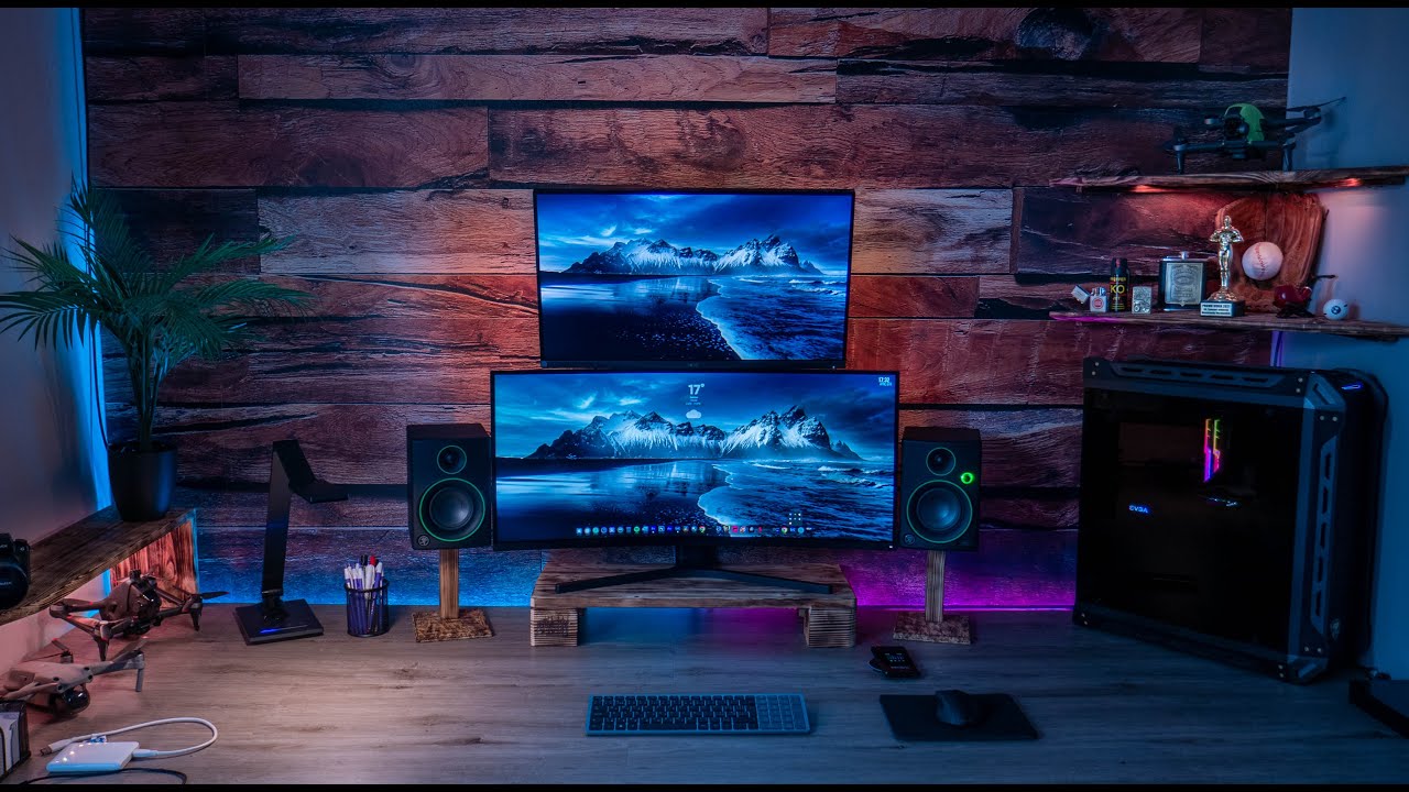 My DREAM desk setup for VIDEO editing 2022 - $200!