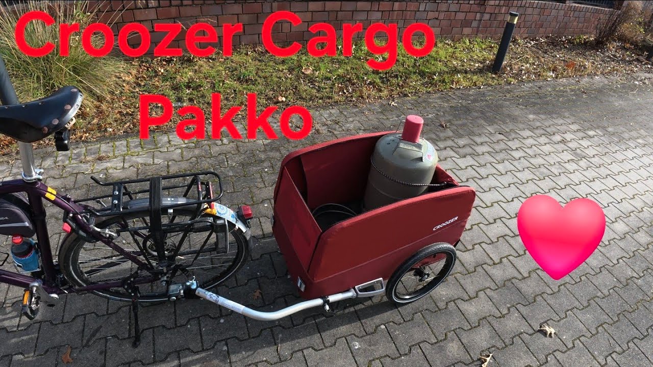 Fahrradanhänger Croozer Cargo Pakko. 👍