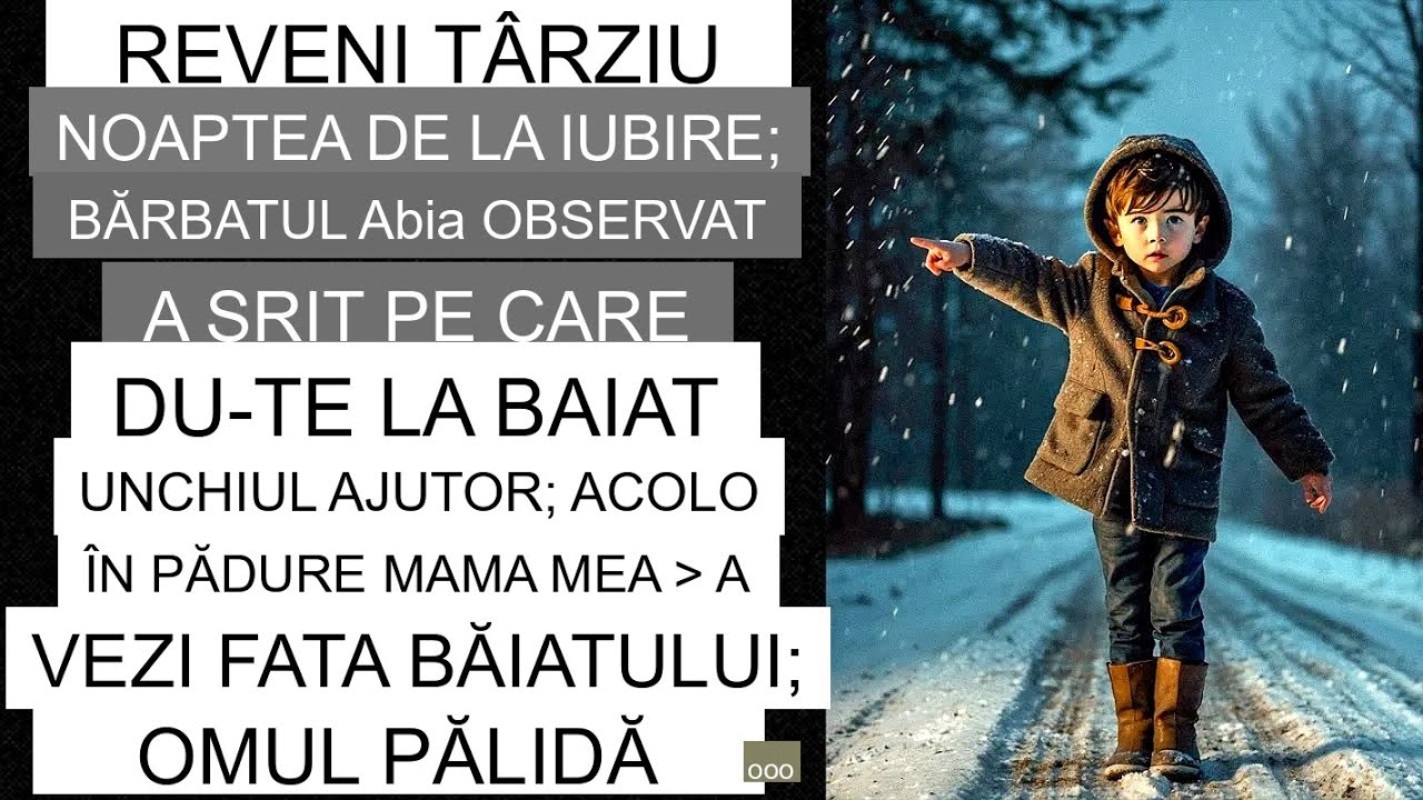 „UNCHIULE, AJUTOR, MAMA E ACOLO, ÎN PĂDURE...” ȘI CÂND A VĂZUT CHIPUL BĂIATULUI, BĂRBATUL A...