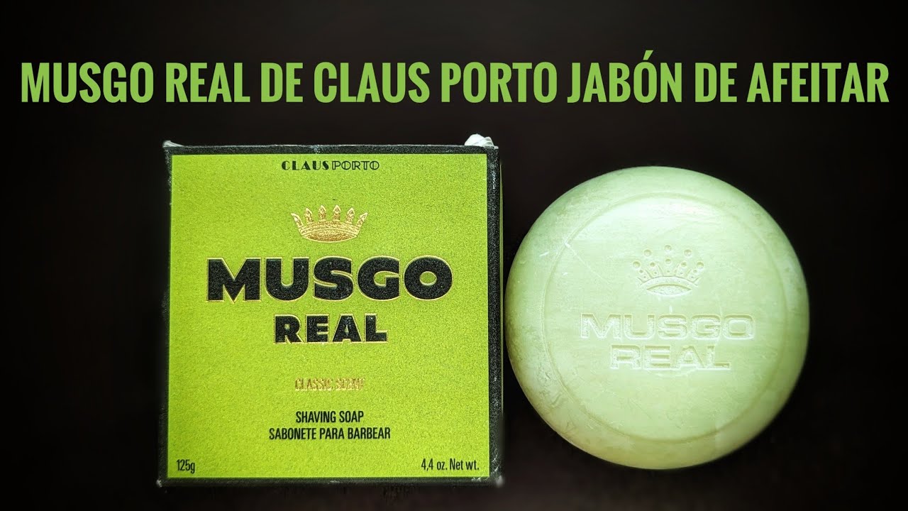 Musgo Real de Claus Porto jabón de afeitar