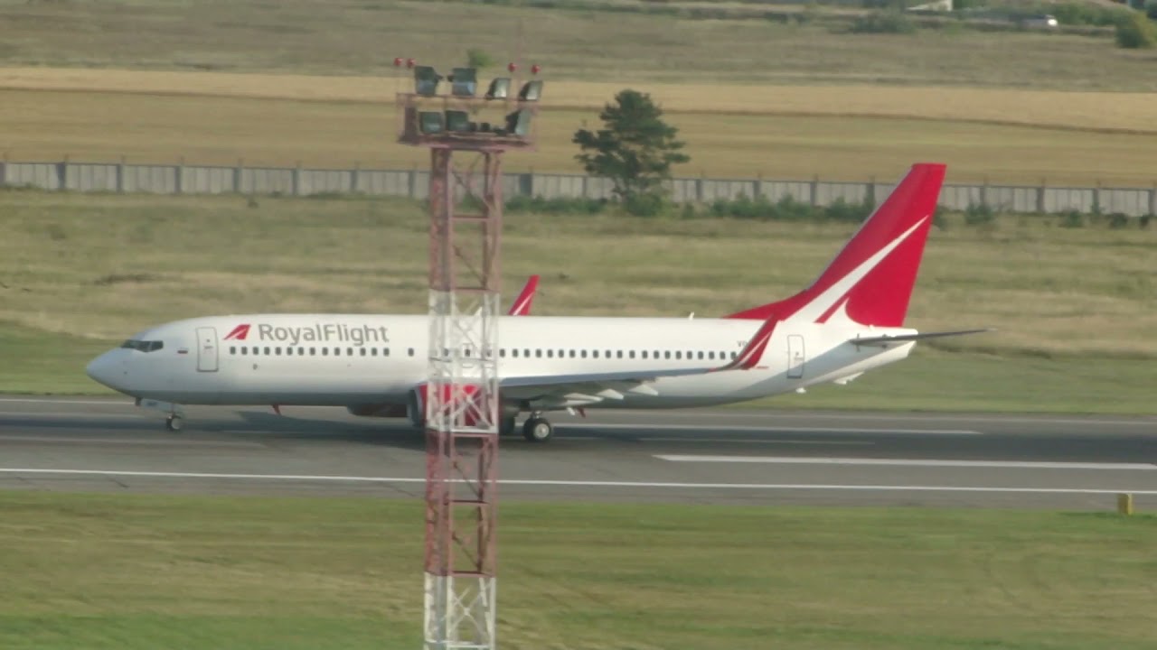 Boeing 737 808 VQ BRF Royal Flight Takeoff RWY25 UNNT
