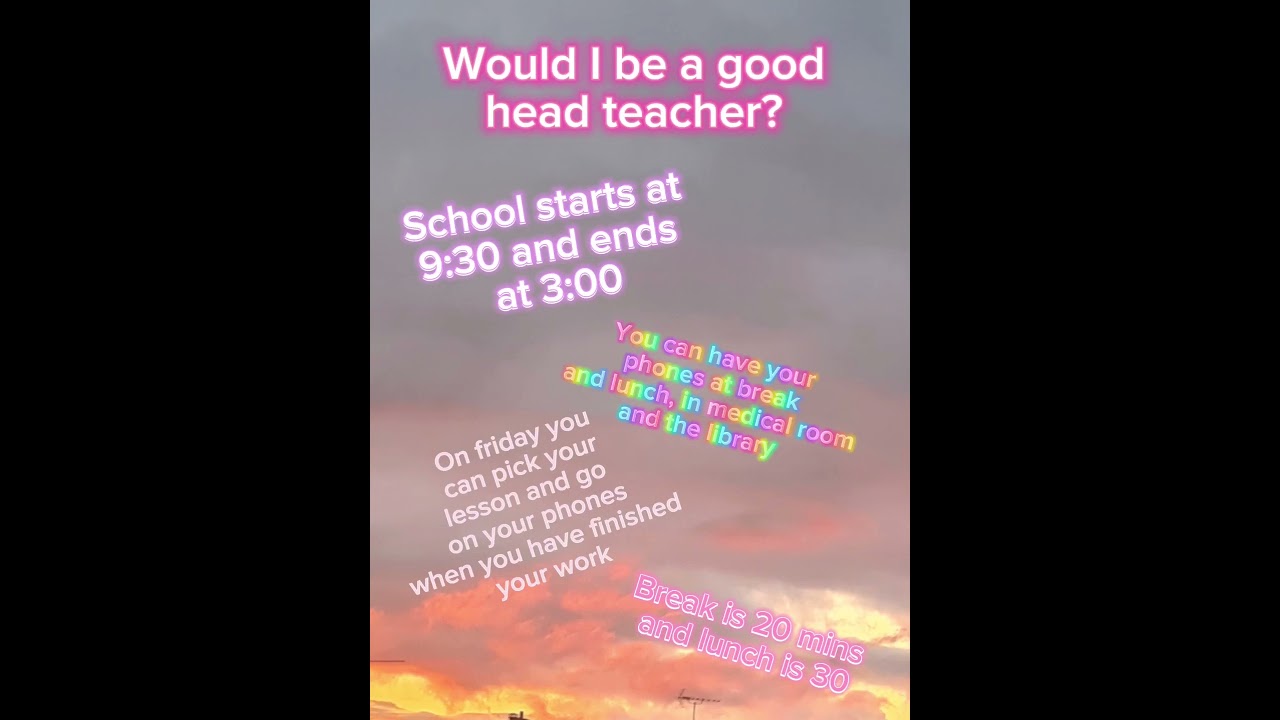 Would I be a good head teacher🤔 #headteacher #comment #shorts