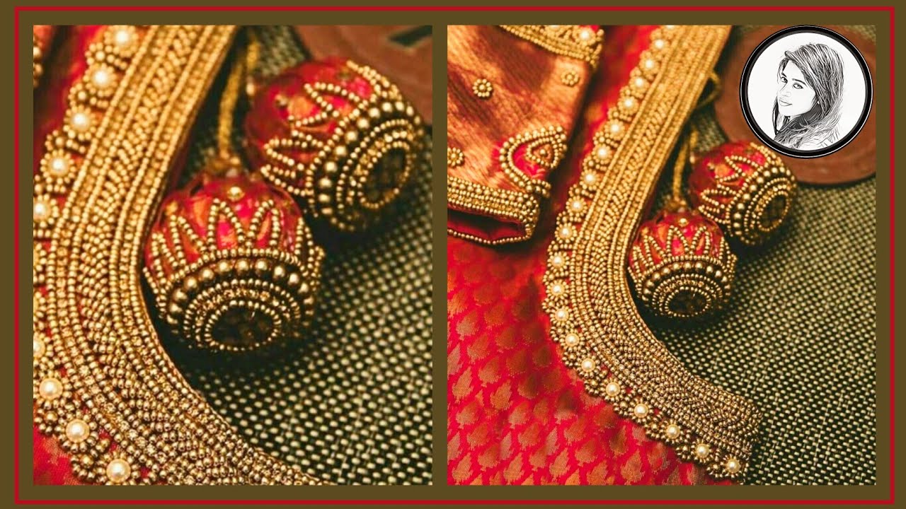 Bridal Blouse with Normal Needle @ Home 🏡