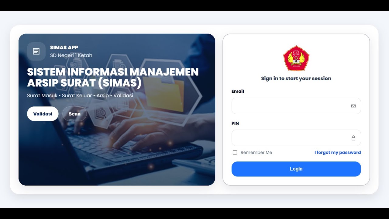 SIMAS APP - Sistem Informasi Manajemen Arsip Surat