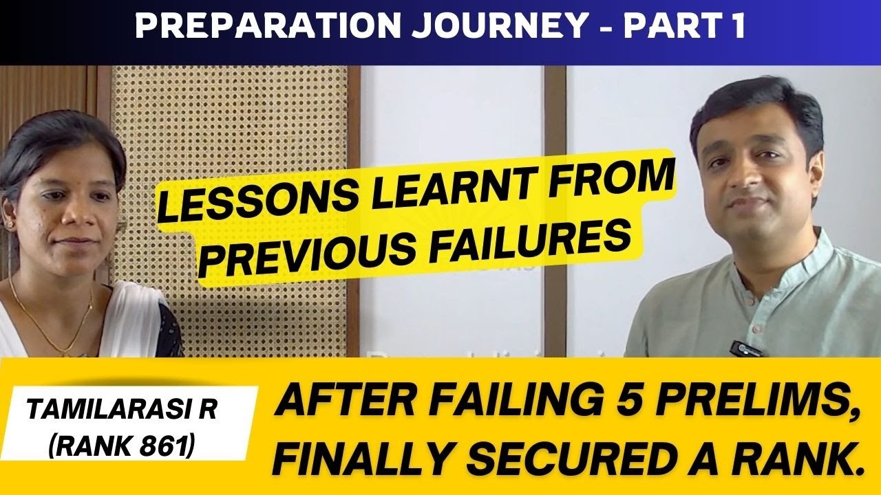 UPSC CSE 2024 -TAMIL NADU RANKER - TAMILARASI R - AIR 861-DETAILED PREPARATION STRATERGY FOR PRELIMS