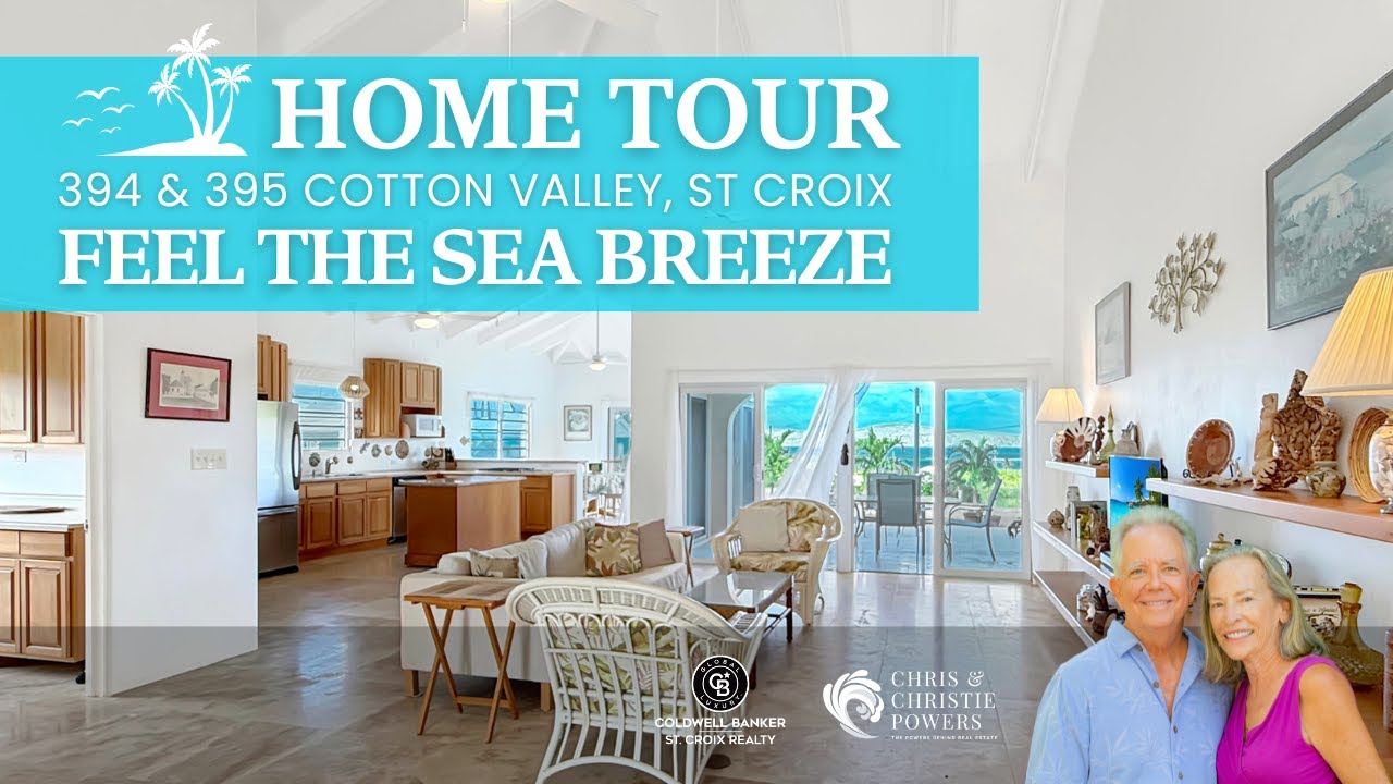 Island Home Tour: 394 & 395 Cotton Valley, St Croix USVI #stcroixrealtor