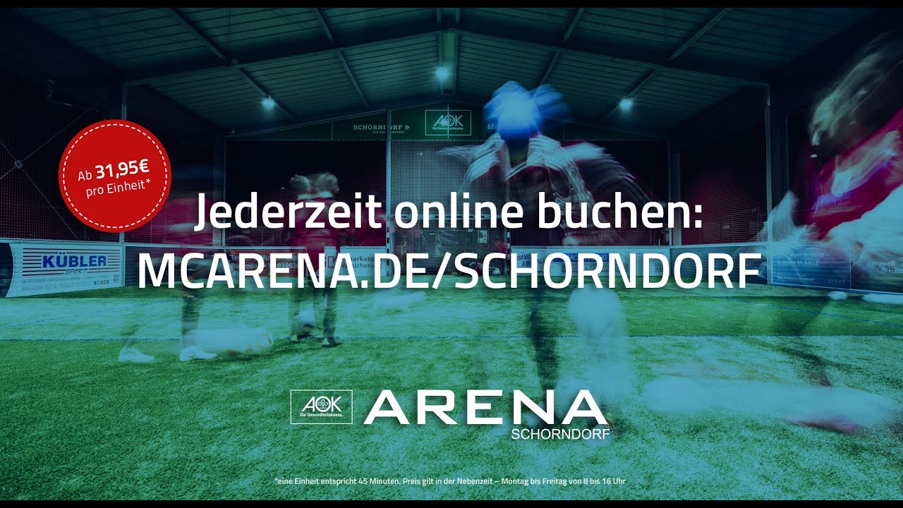 McArena, Freilufthalle, Soccer, Schorndorf, Soccerhalle, Indoor Soccer, schorndorf, Soccer Halle,