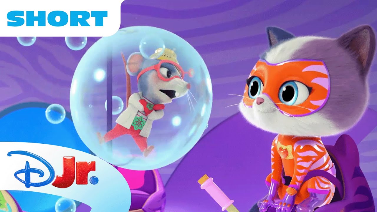 Buddy and Sparks use the Su-Purr Wild Copter! 🚁🐱 | SuperKitties Su-Purr Adventures | @disneyjr