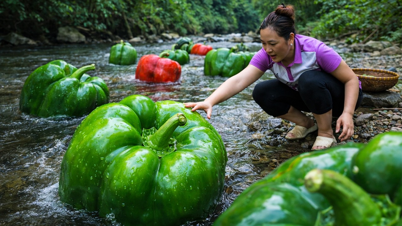 Can River Water Really Clean Fresh Bell Peppers?