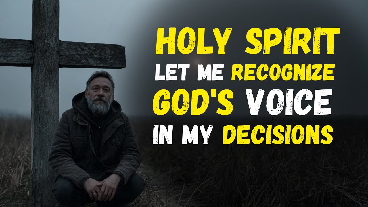 HOLY SPIRIT let me HEAR and Recognize GOD'S VOICE in Every DECISION I Make